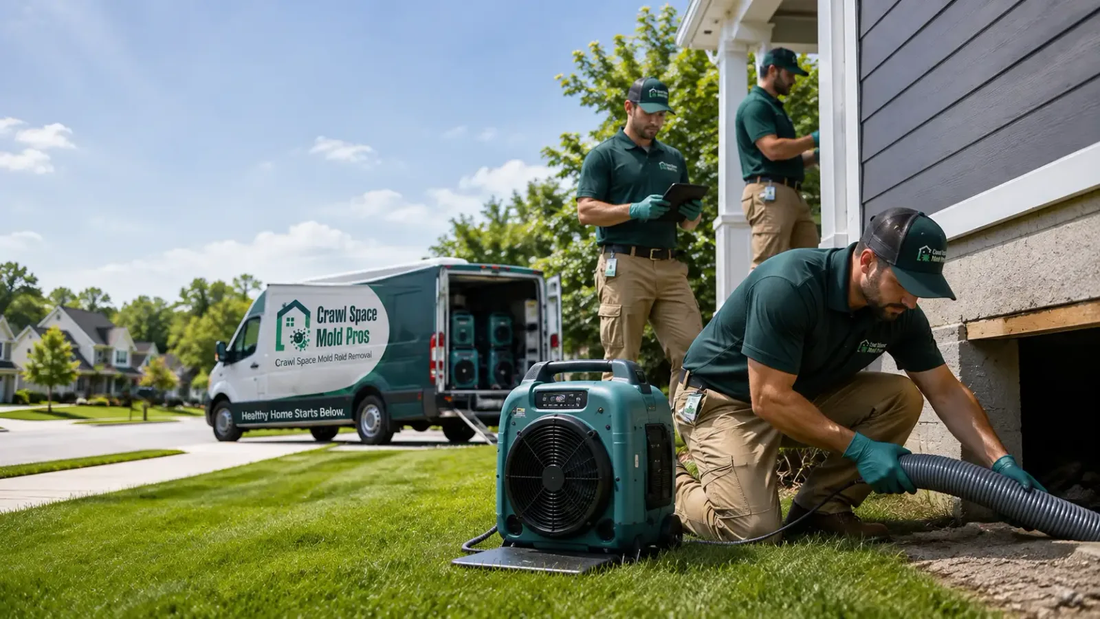 Crawl Space Mold Removal in Holland, MA